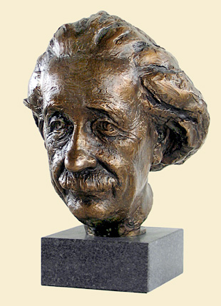 Albert Einstein, Bronze, H. 35cm, 2007