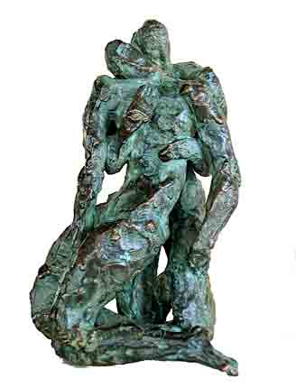 Kl. Pietá, Bronze, H. 14cm, 2003