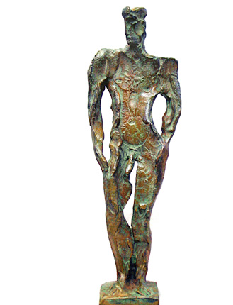 Jüngling, Bronze, H. 23cm, 2007