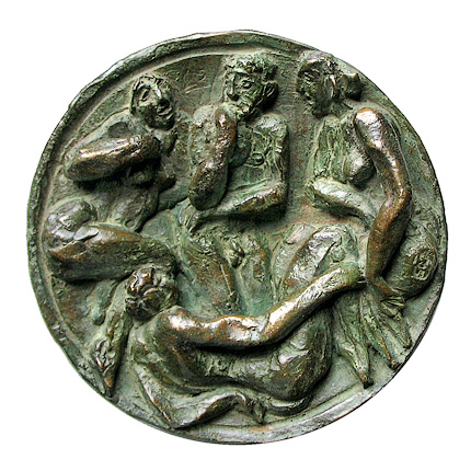 Parisurteil Nr. 1, Bronze, Ø 17cm, 2005