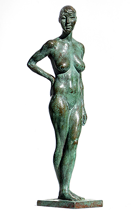 Badende 3, Bronze, H.33cm, 2012